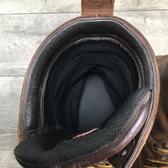 Red Wing Shoes #4420 LoggerMax Steel Toe Waterproof Leather Work Men’s Boots 11 - Picture 10 of 11